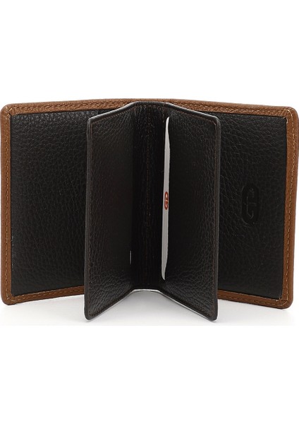 Kadın Taba - Koyu Kahverengi Gön Hakiki Deri Unisex Kartlık 06499 modelleri