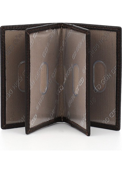 Kadın Kahve Gön Hakiki Deri Unisex Kartlık 06205 modelleri
