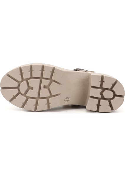 Kadın Ten Kalın Topuklu Mary Jane Ayakkabı indirimleri