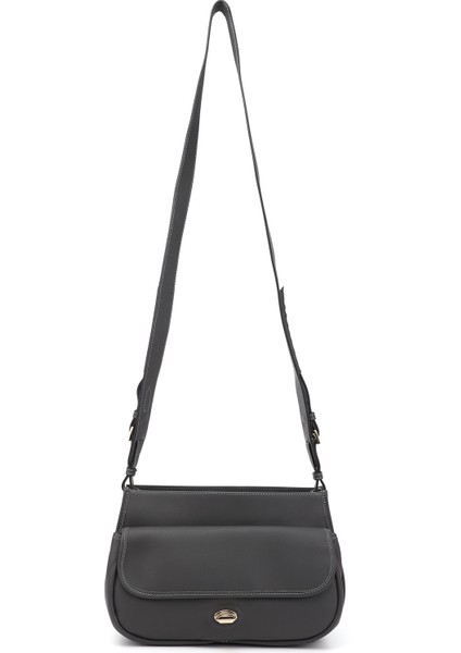 Kadın Gri Hakiki Deri Uzun Askılı Hasır Örgü Omuz Çantası indirimleri