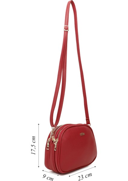 Kadın Kırmızı Uzun Askılı Omuz Çantası fiyatları
