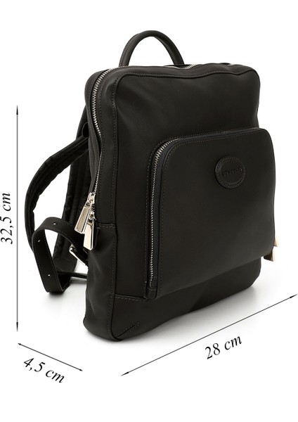 Kadın Siyah Hakiki Deri El Ve Sırt Çantası fiyatları