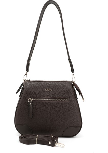 Kadın Kahve Uzun Askılı Omuz Çantası