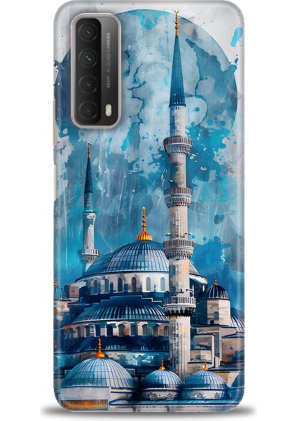 Huawei P Smart 2021 Kılıf Hd Baskılı Kılıf + Nano Tam Kaplayan Ekran Koruyucu 228