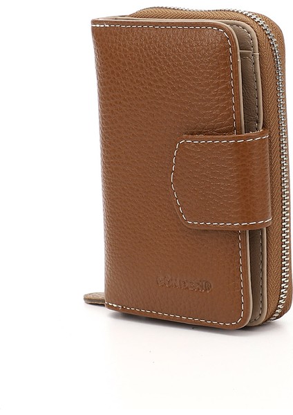 Kadın Taba - Vizon Dikey Hakiki Deri Cüzdan modelleri