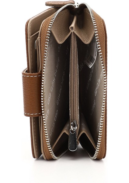 Kadın Taba - Vizon Dikey Hakiki Deri Cüzdan indirimleri