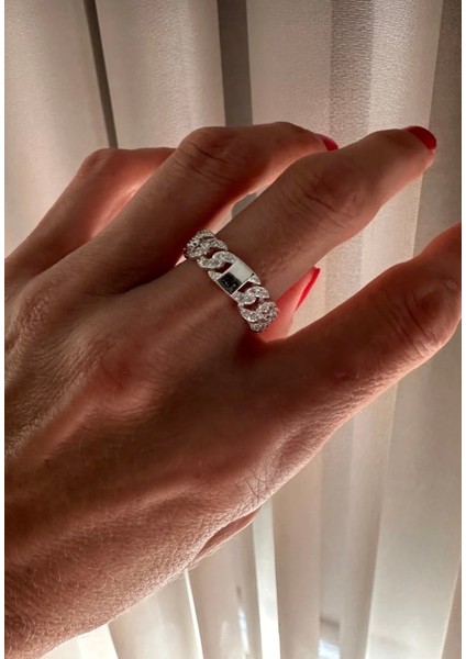 Pave Küba Zincir Yüzük fiyatları