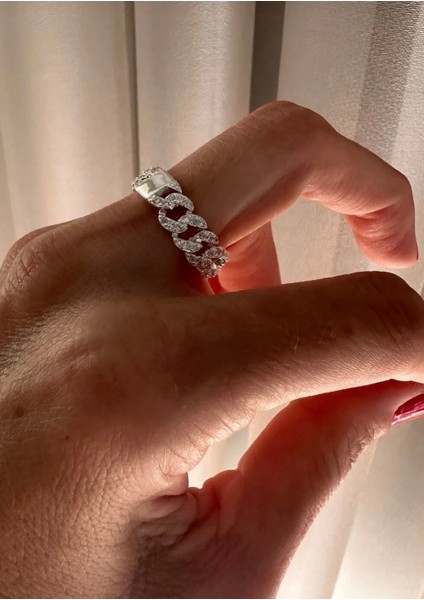 Pave Küba Zincir Yüzük indirimleri