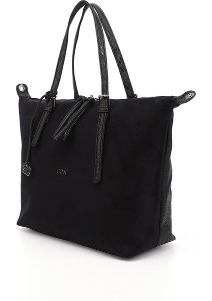 Kadın Siyah Deri Uzun Askılı El ve Omuz Çantası modelleri