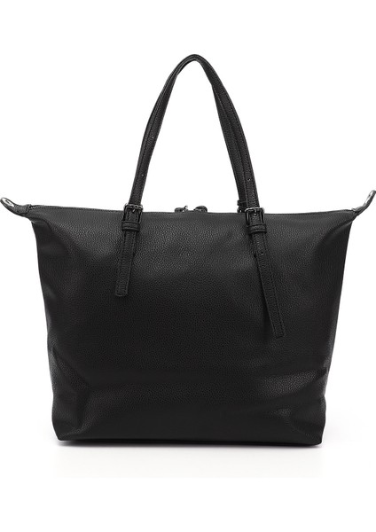 Kadın Siyah Deri Uzun Askılı El ve Omuz Çantası fırsatları