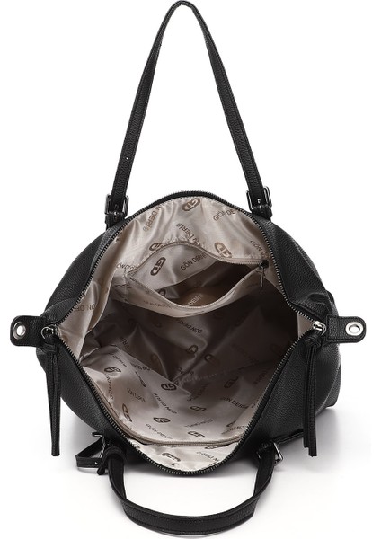 Kadın Siyah Deri Uzun Askılı El ve Omuz Çantası indirimleri