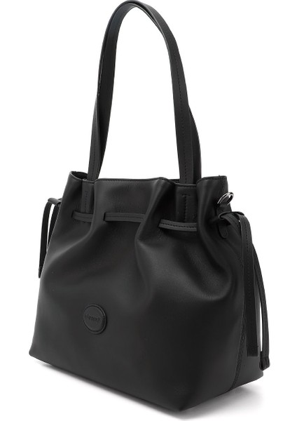 Kadın Siyah Hakiki Deri El ve Omuz Çantası modelleri