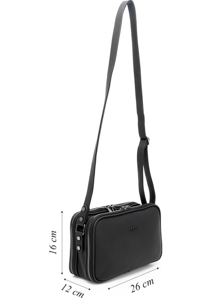 Kadın Kömür Uzun Askılı Omuz Çantası fiyatları