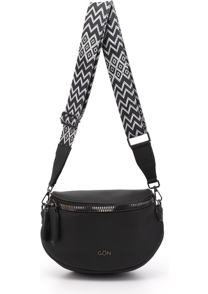 Kadın Siyah Uzun Askılı Omuz Çantası