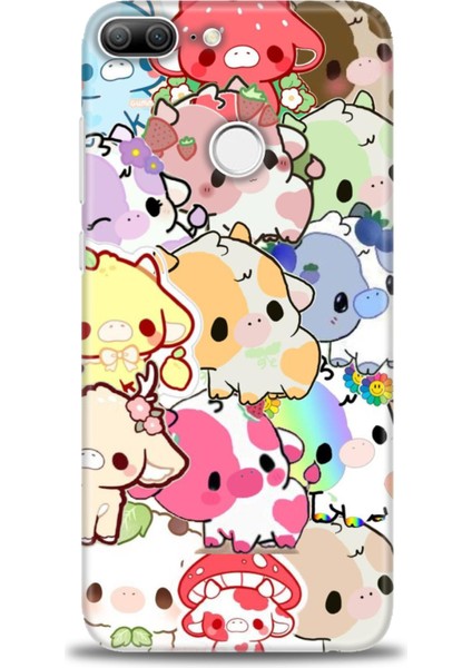 Huawei Honor 9 Lite Kılıf Hd Baskılı Kılıf + Nano Tam Kaplayan Ekran Koruyucu 491