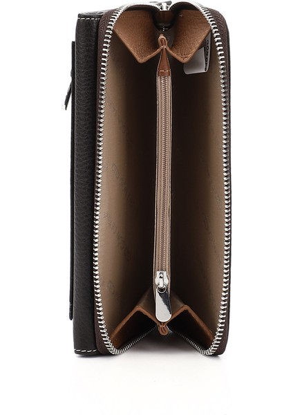 Kadın Kahverengi - Camel Yatay Hakiki Deri Cüzdan indirimleri