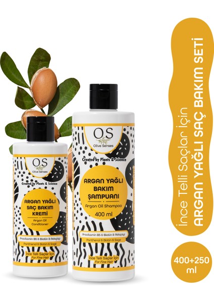 Argan Yağlı Saç Bakım Seti