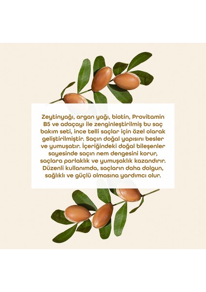 Argan Yağlı Saç Bakım Seti modelleri