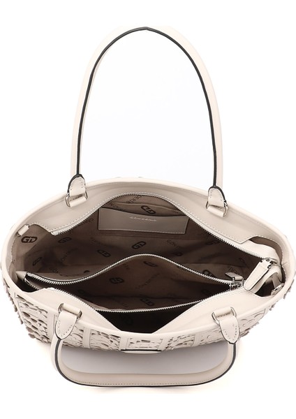 Kadın Bej Hakiki Deri El ve Omuz Çantası indirimleri