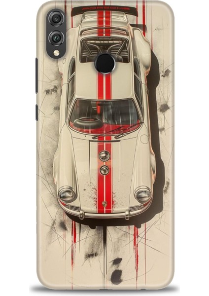 Huawei Honor 8x Kılıf Hd Baskılı Kılıf + Nano Tam Kaplayan Ekran Koruyucu 485