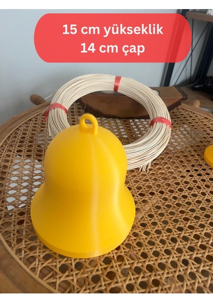 Rattan Için Çan Şeklinde Örme Kalıbı Seti, Yılbaşı Çanı, Avize, Aplik Kalıbı modelleri