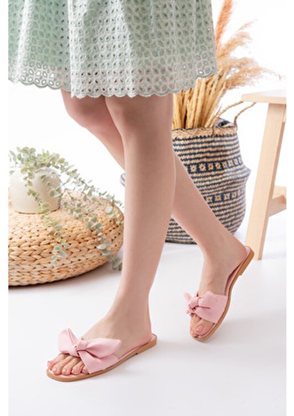 Kurdele Detay Kadın Terlik Rahat Hafif Taban indirimleri