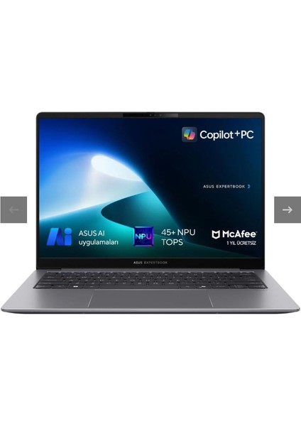 Expertbook P5 Intel® Core™ Ultra 5 226V 16GB Ram 512GB SSD Laptop 14" 2k Wuxga Freedos Taşınabilir Bilgisayar P5405CSA-I516512S0D fiyatları