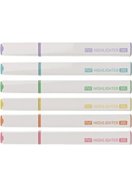 Fosforlu Kalem Canlı Renkler Yassı Gövdeli (325) fırsatları