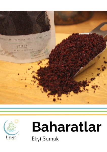 Ekşi Sumak 200 gr | Yerli Üretim | Haven Herbs & Blends fiyatları