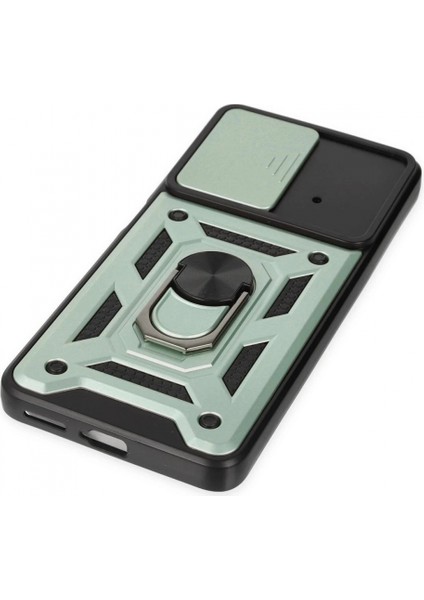 Xiaomi Poco X4 Pro 5g Kılıf Pars Lens Yüzüklü Silikon - Yeşil fırsatları