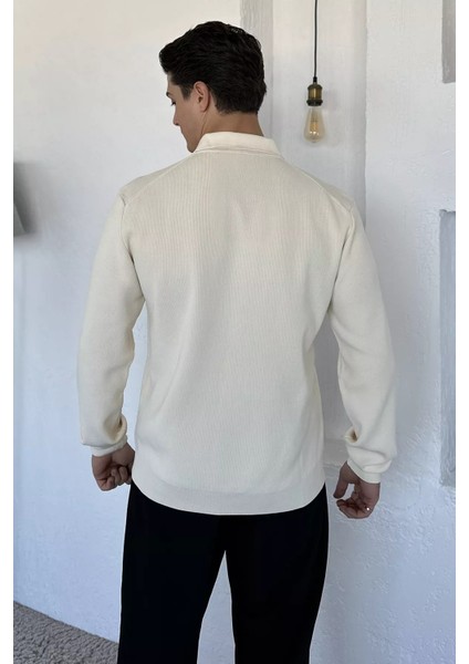 Gömlek Yaka Erkek Triko Kazak P-00018553 modelleri