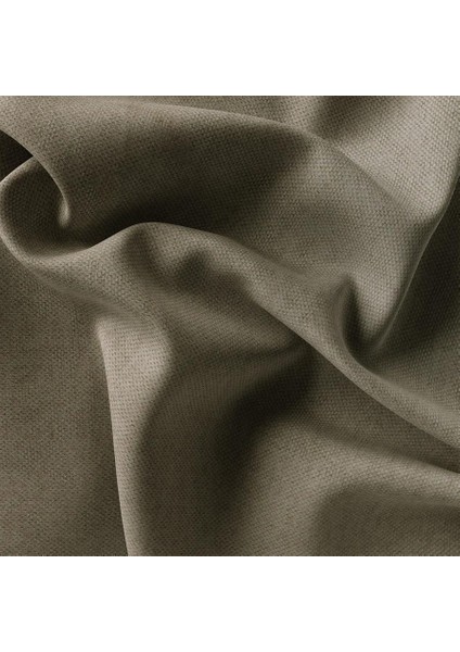 Kadife Dokulu Fon Perde Pilesiz Tek Kanat Haki fiyatları