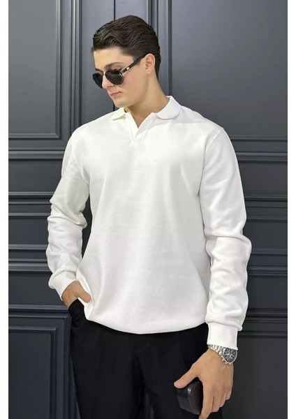 Erkek Gömlek Yaka Sweatshirt P-00018556 fiyatları