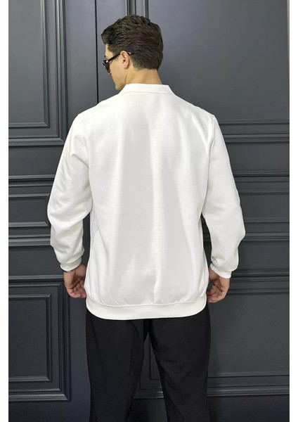 Erkek Gömlek Yaka Sweatshirt P-00018556 modelleri