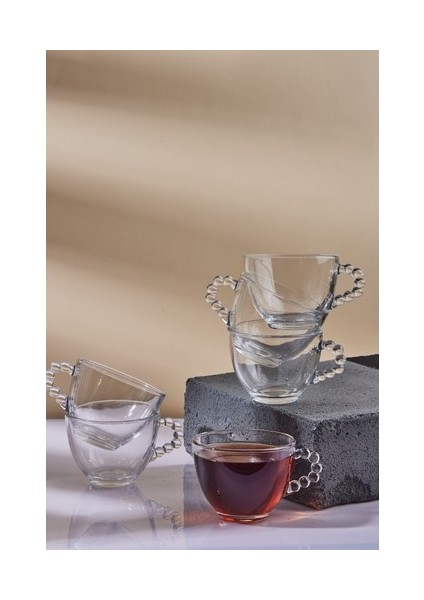 Boncukbağı 6'lı 200ml Cam Çay Fincanı- 14872 fırsatları