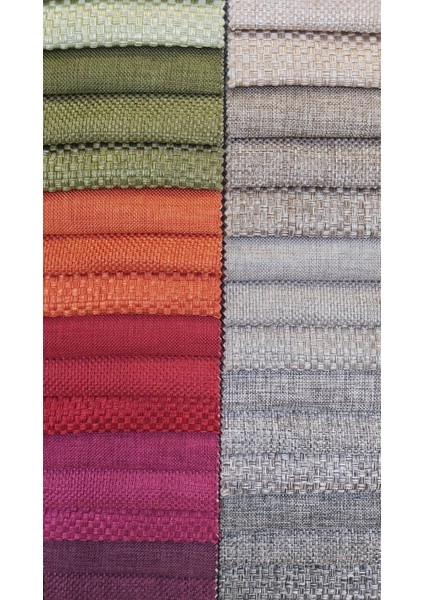 Hasır Dokulu Lüks Fon Perde Pilesiz Tek Kanat Gümüş Kahve