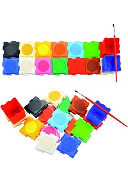 Sulu Boya Seti 12 Renk Yıkanabilir Çocuklar için Resim Yapma Keyfi modelleri