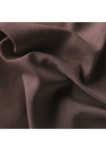 Kadife Dokulu Fon Perde Pilesiz Tek Kanat Acı Kahve indirimleri