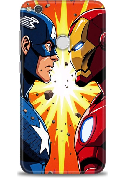 Huawei P9 Lite 2017 Kılıf Hd Baskılı Kılıf + Nano Tam Kaplayan Ekran Koruyucu 93