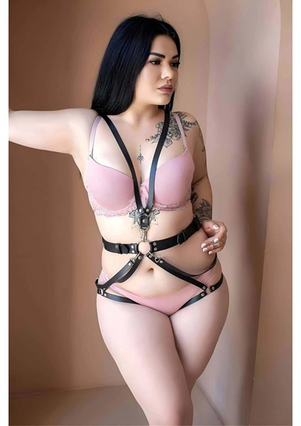 Ağı Açık Fantazi Deri Body Harness - APFT1210 fiyatları