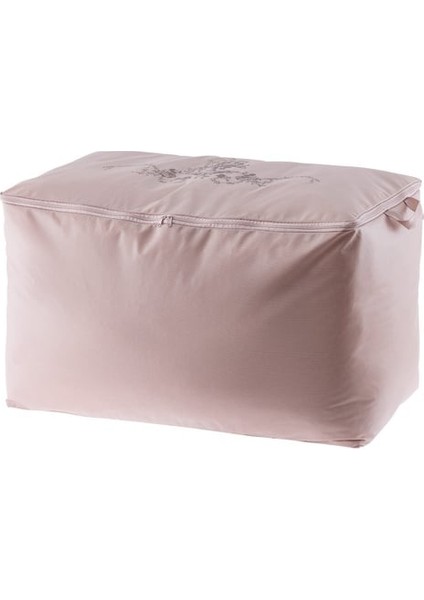 Yeni Sezon Çiçek Desen Baskılı Hurç - Pudra - 64X41X35 cm - Pudra