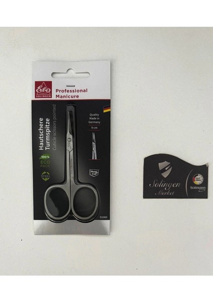 Solingen Becker Erbe Kaş Tırnak Et Kütikül Manikür Makası Inox
