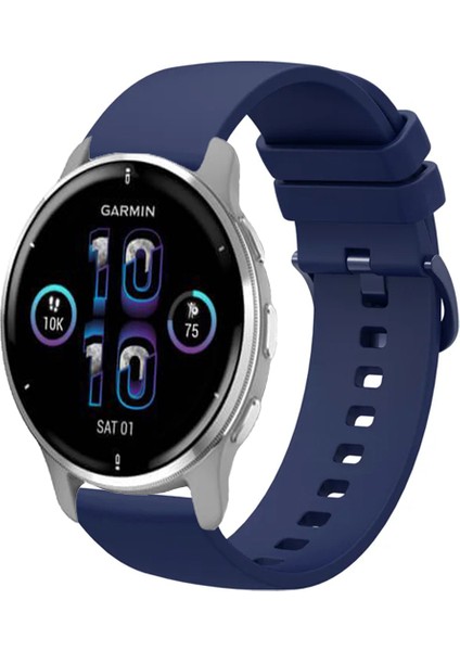 Garmin Venu2 Plus ile Uyumlu Kordon Jel Silikon Tokalı Kayış