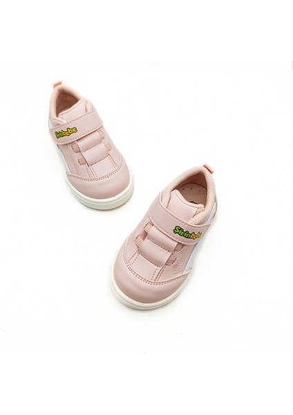 Şirinbebe Ilk Adım Pudra Renk Ortopedik Kız Çocuk Spor Ayakkabı