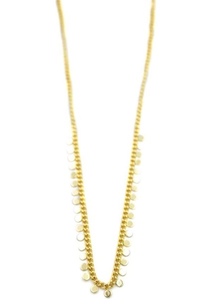 Pul Sallantılı Kolye - Altın