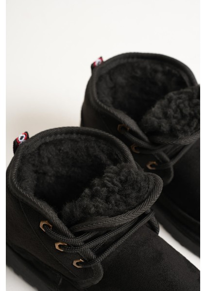 Modaserdem Elena Kadın Siyah Kışlık Içi Kürklü Kalın Taban Bot indirimleri