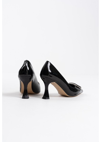 Modaserdem Nora Kadın Siyah Rugan Ayakkabı fırsatları