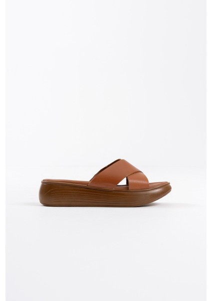 Modaserdem Borlina Taba Hakiki Deri Terlik