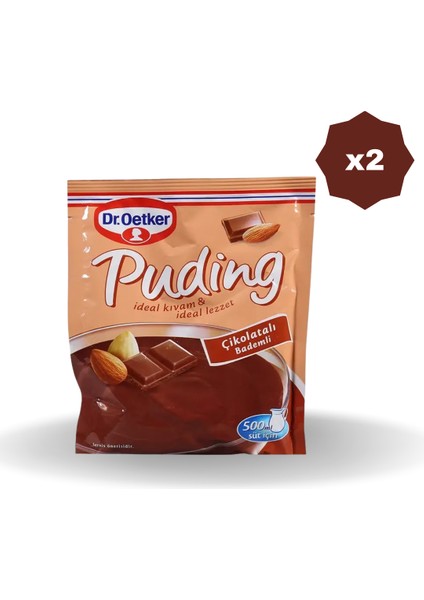 Çikolatalı & Bademli Puding 104GR - (2 Adet)