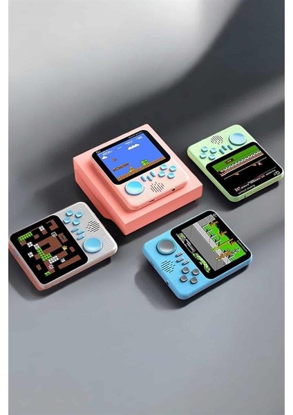 Msa-Shop Mini Atari El Atarisi 3.5 Inç Ekran Çift Konsol 666 Adet Retro Oyun Gameboy El Atarisi modelleri